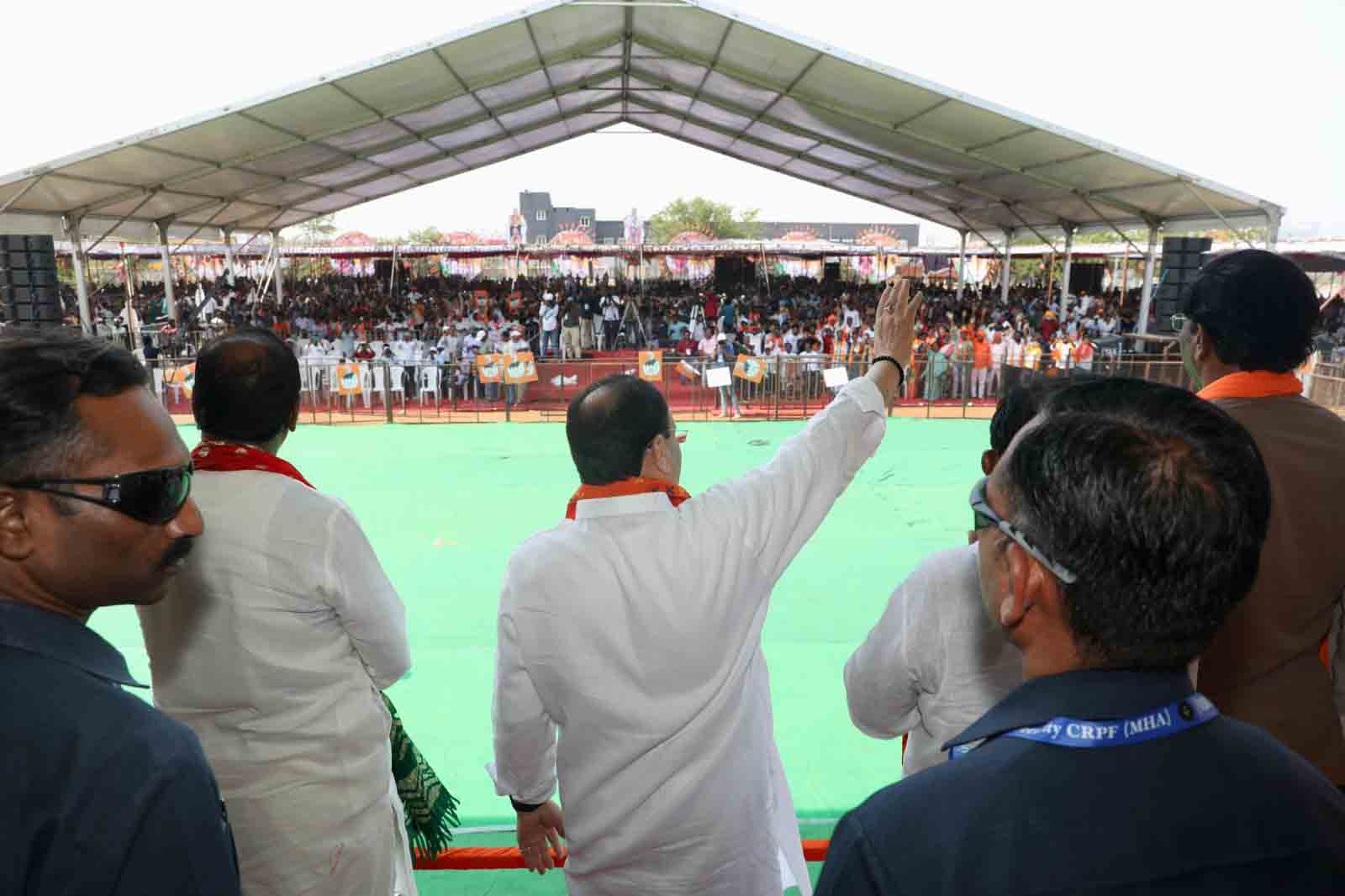 Hon Ble Bjp National President Shri J P Nadda Addressing A Public